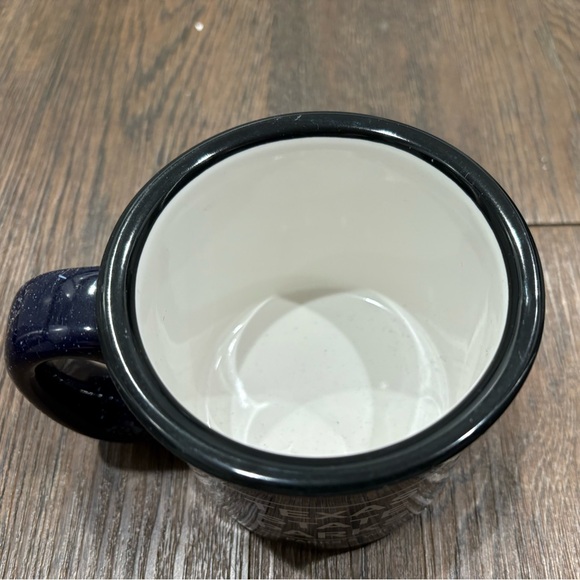 Blue china Purtis Creek state park-Texas State Parks mug in campfire type scheme - Picture 5 of 6